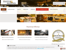 Tablet Screenshot of hotelmayno.es